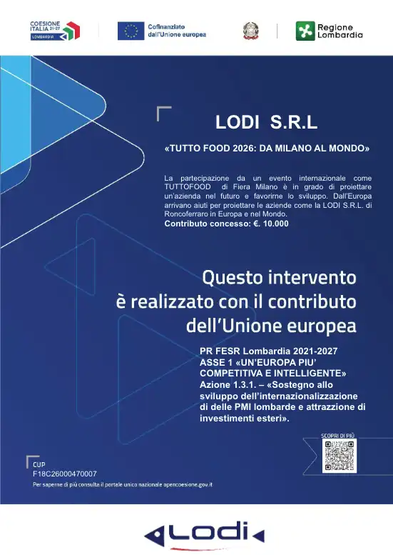 Progetto Tutto Food 2026 - Lodi S.r.l.
